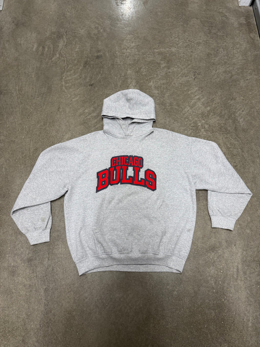 Vintage 1990s Y2K Chicago Bulls Hooded Sweatshirt