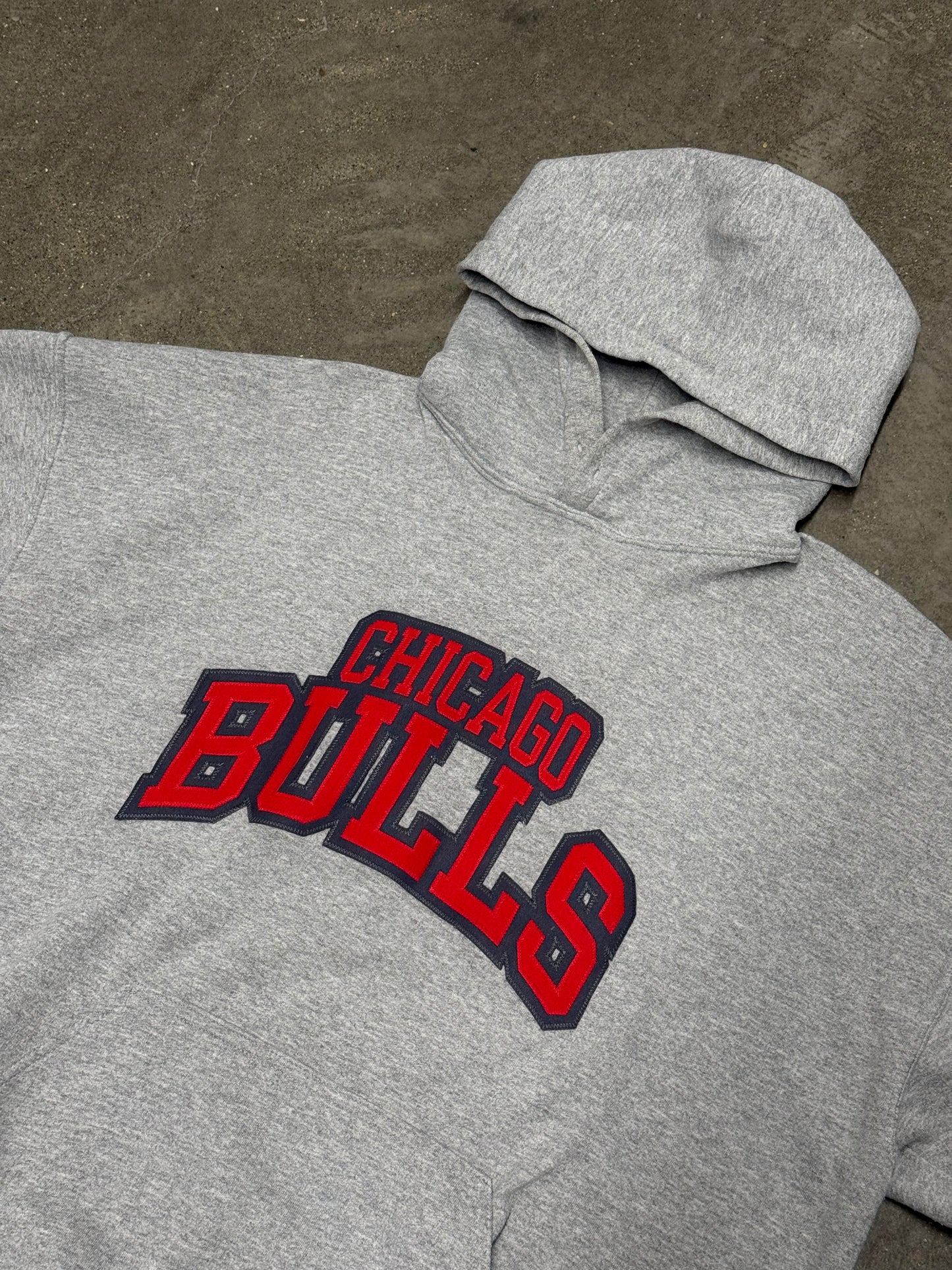Vintage 1990s Y2K Chicago Bulls Hooded Sweatshirt
