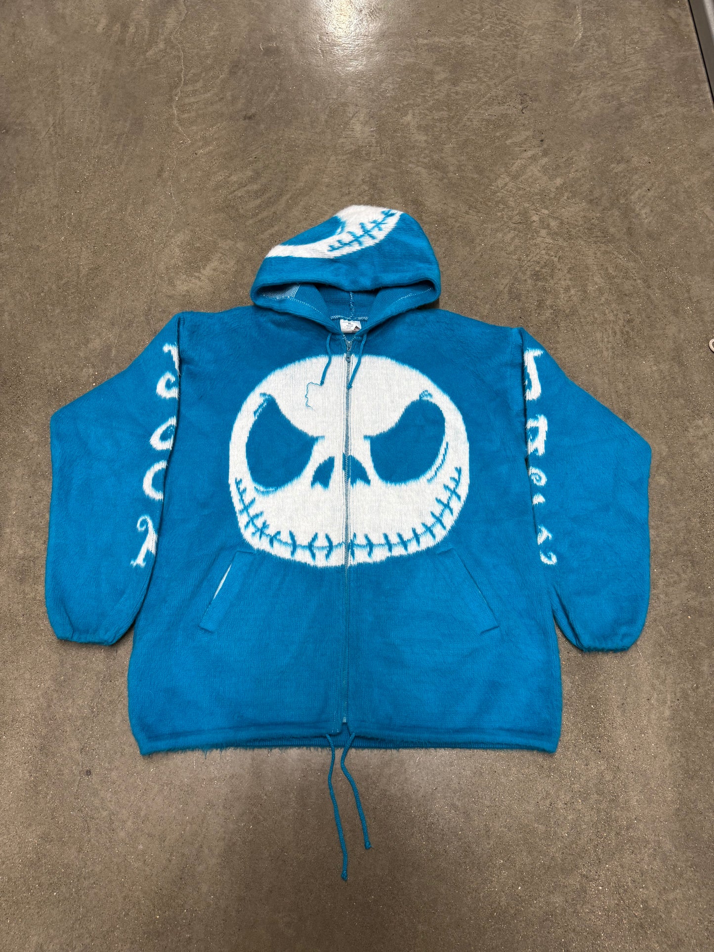 Nightmare Before Christmas Jack Skellington Wool Blue Jacket