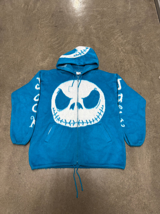 Nightmare Before Christmas Jack Skellington Wool Blue Jacket