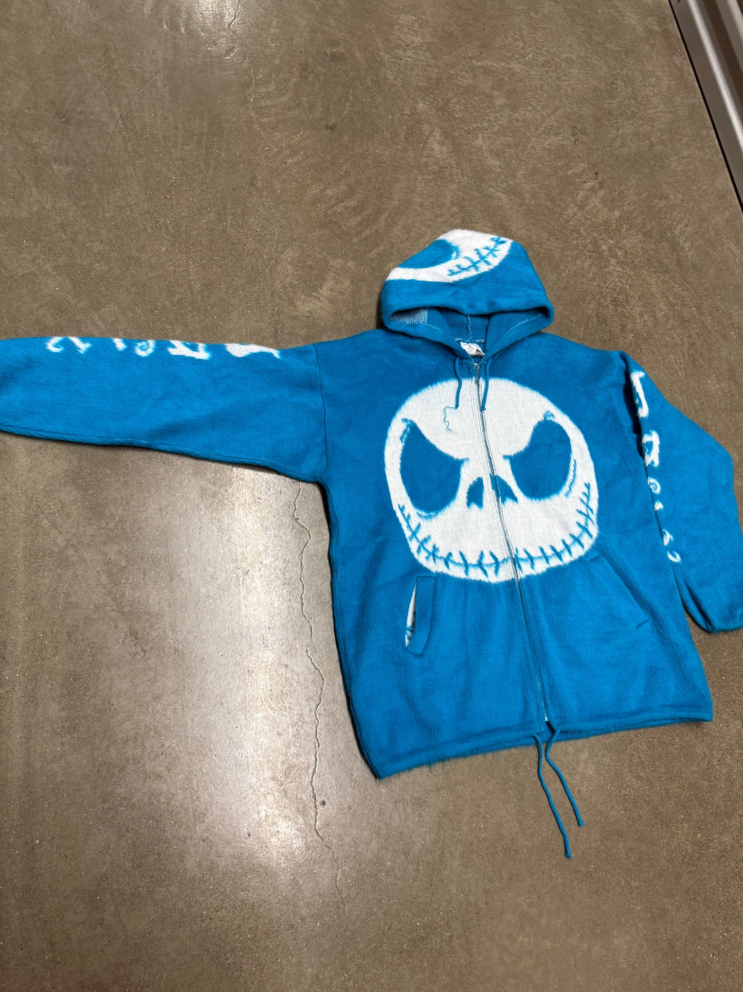 Nightmare Before Christmas Jack Skellington Wool Blue Jacket