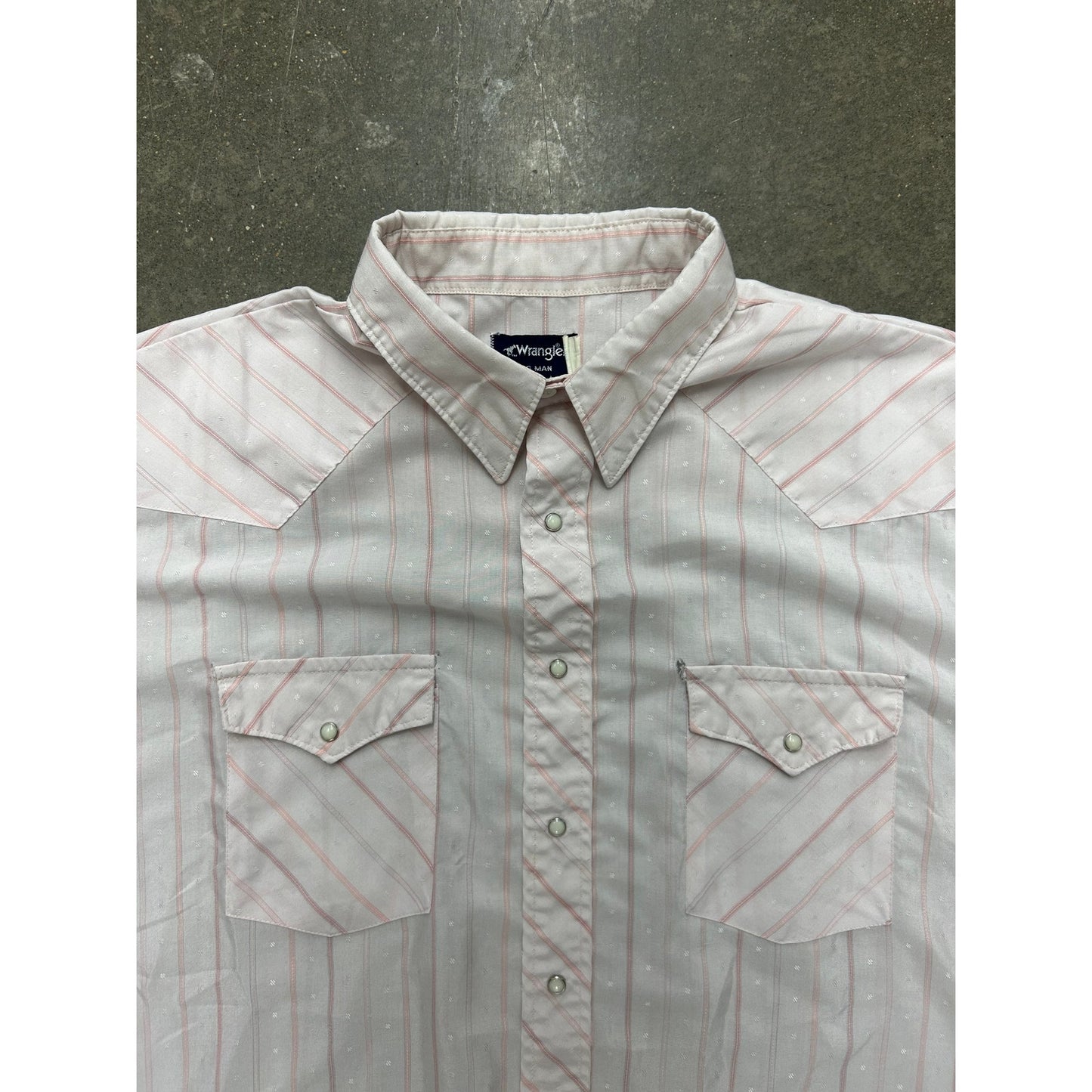 Y2K Wrangler Western Snap Button Shirt