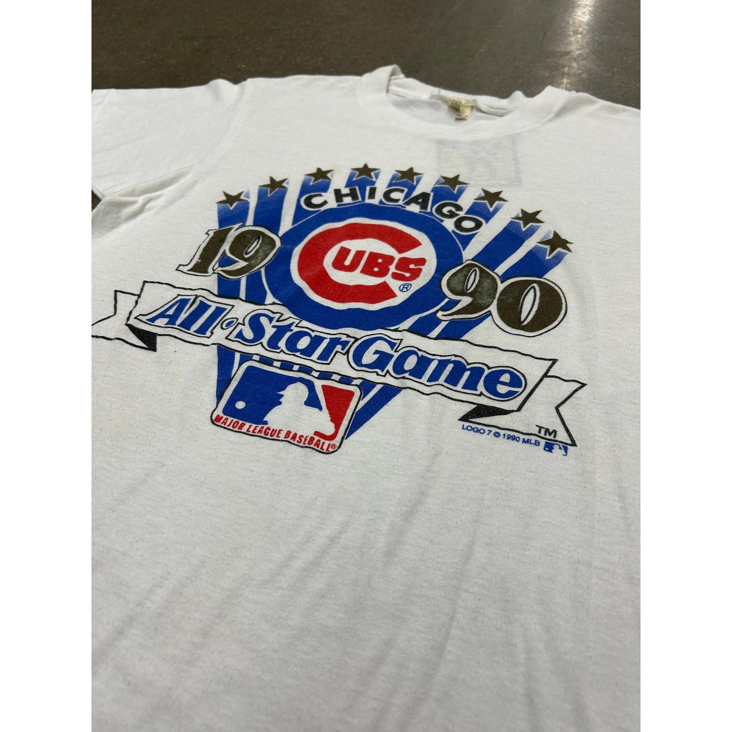 Vintage 1990 Chicago Cubs All Star Game T-Shirt size M