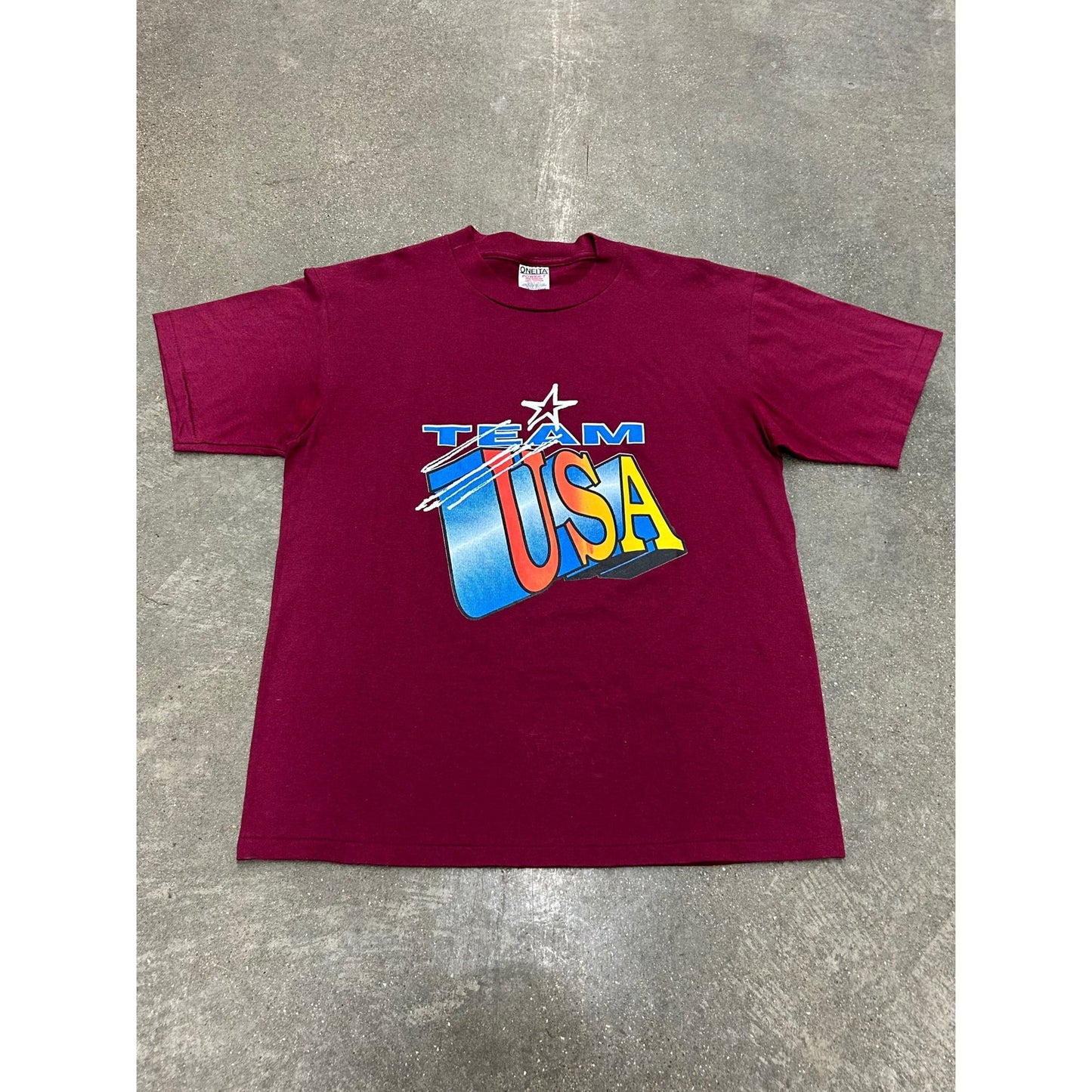 Vintage 1990's Olympic Team USA T-Shirt size L