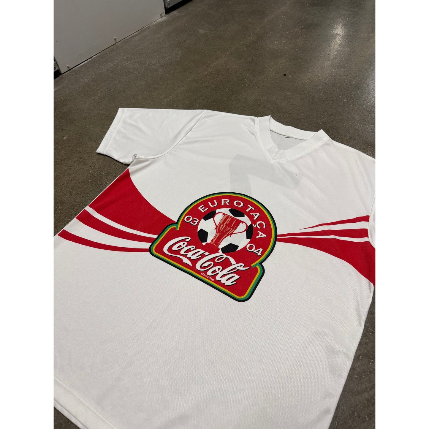 Vintage 2003-04 Eurotaça Portuguese Coca-Cola Soccer Jersey Uniform Kit